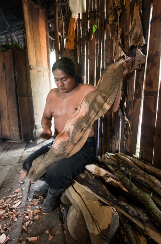 Hombre Indigena, Quito, Ecuador, Sur America