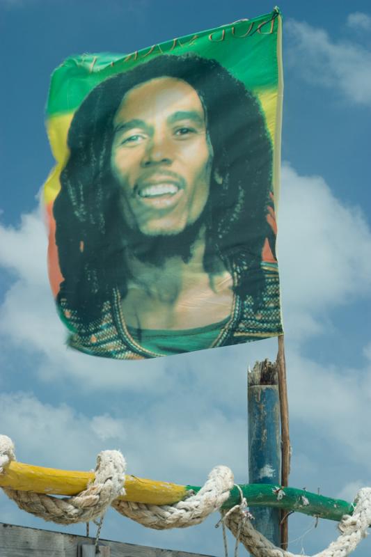 Bandera de Bob Marley, Isla de San Andres, Archipi...