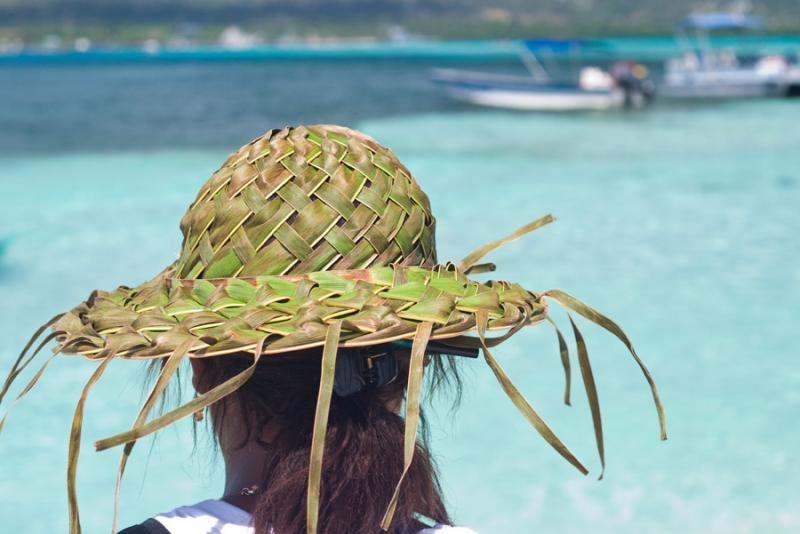 Sombrero de Hojas de Coco