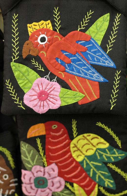 Molas Artesanales, Ciudad de Panama, Panama, Ameri...