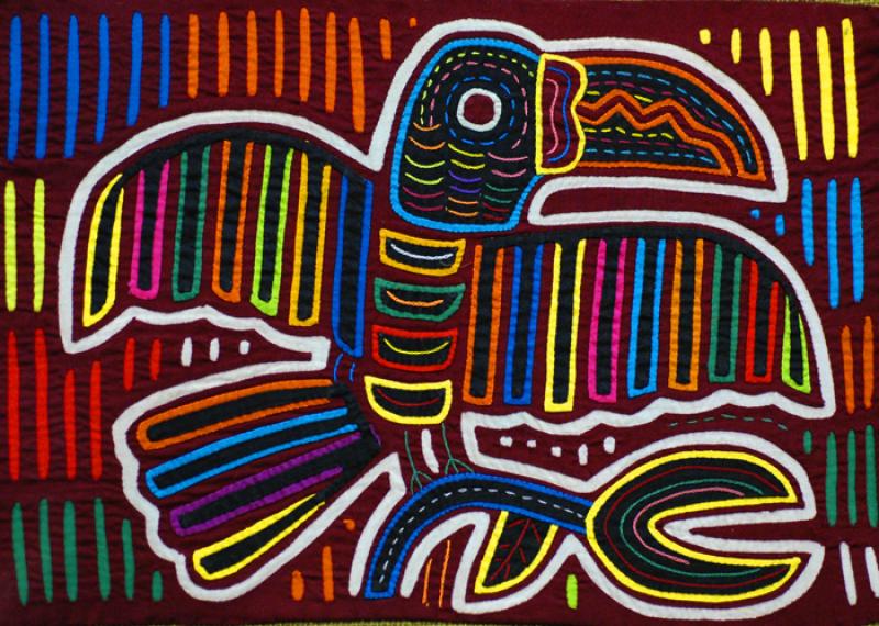 Molas Artesanales, Ciudad de Panama, Panama, Ameri...