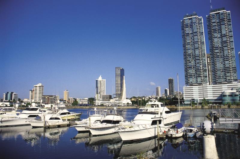 Avenida Balboa, Ciudad de Panama, Panama, America ...