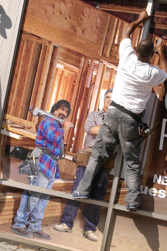 Hombre Trabajando, Barrio Soho, Manhattan, Nueva Y...