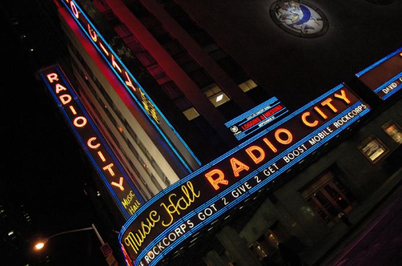 Radio City Music Hall, Rockefeller Center, Midtown...