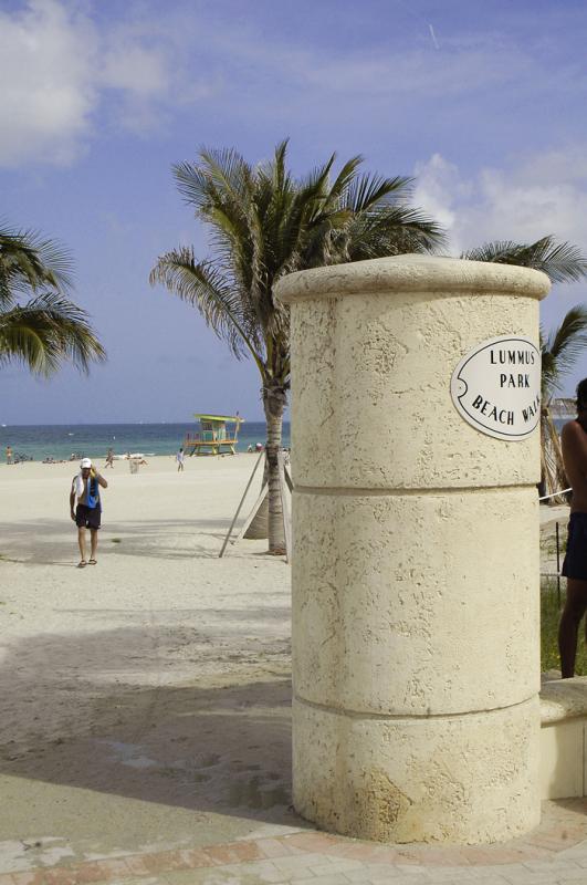 Lummus Parque, South Beach, Miami, Florida, Estado...