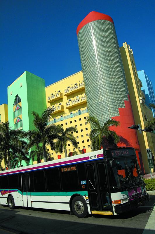 Arquitectura Art Deco, South Beach, Miami, Florida...