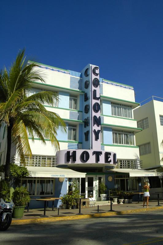 Hotel Colony, South Beach, Miami, Florida, Estados...