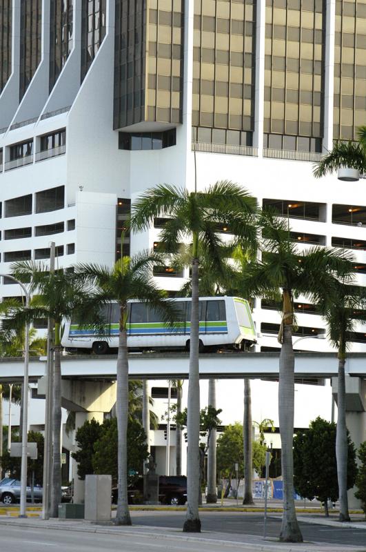 Metromover, Downtown, Miami, Florida, Estados Unid...