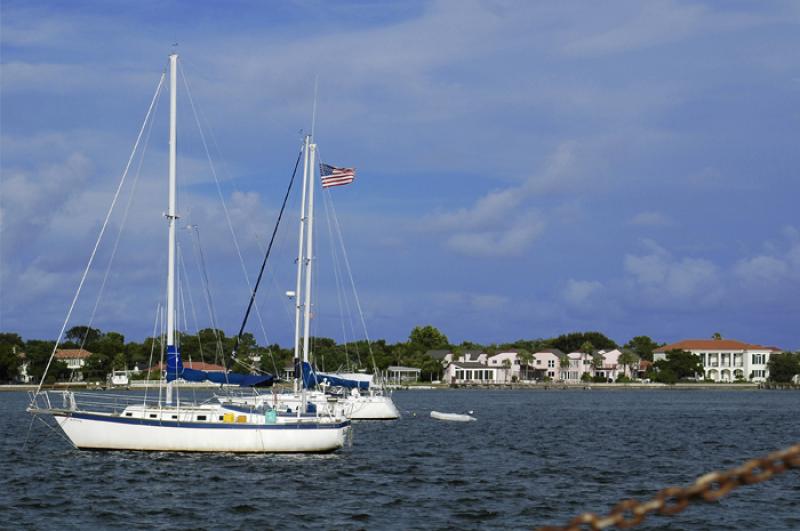 Veleros en San Agustin, Florida, Estados Unidos, A...