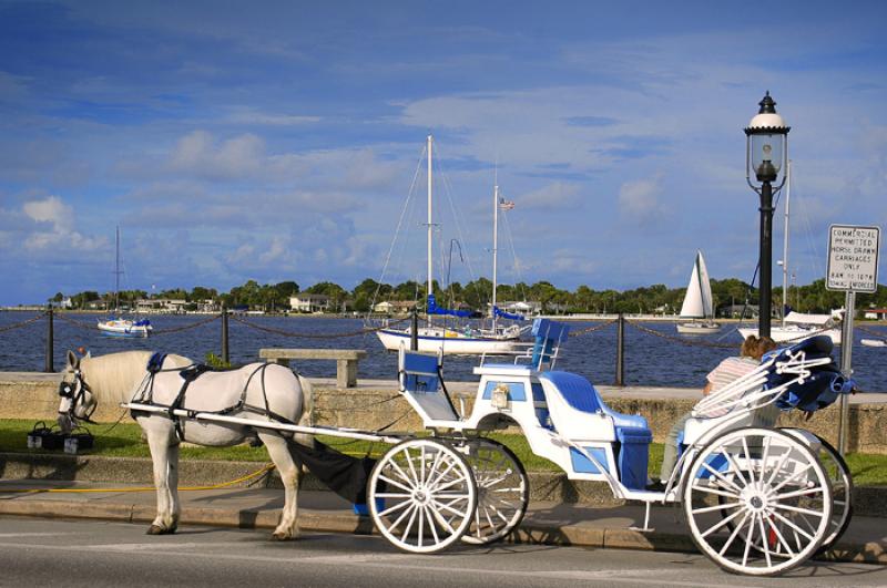 Carrozas en San Agustin, Florida, Estados Unidos, ...