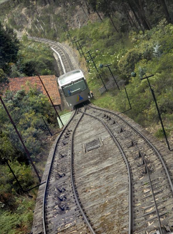 Funicular al Cerro de Monserrate, Bogota, Cundinam...