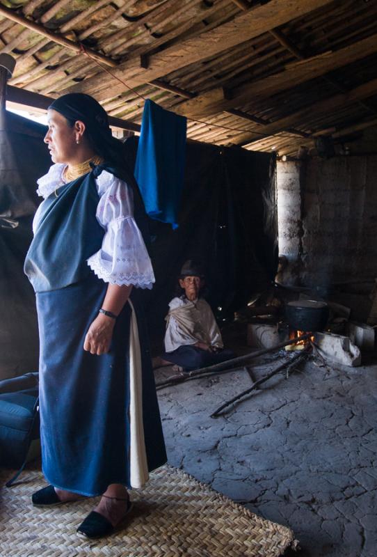 Mujer Indigena, Quito, Ecuador, Sur America