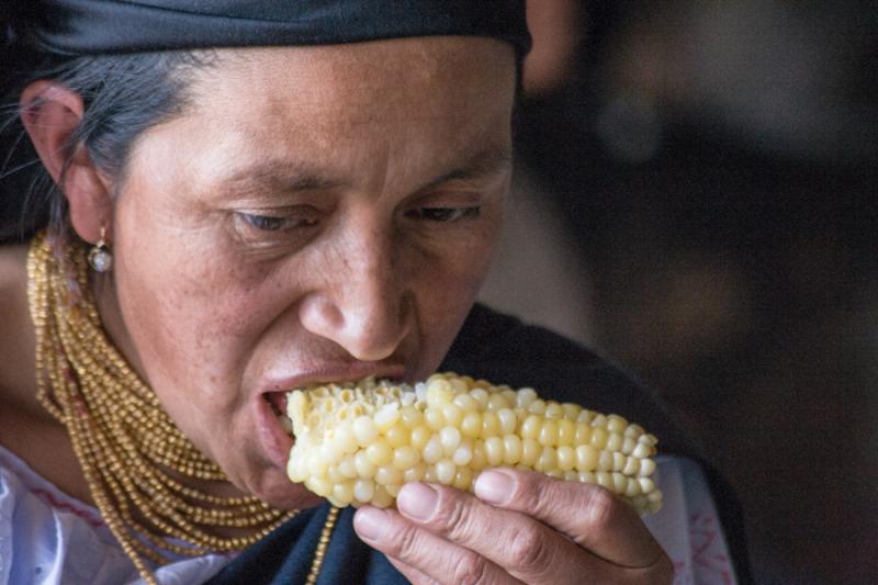 Mujer Indigena, Quito, Ecuador, Sur America