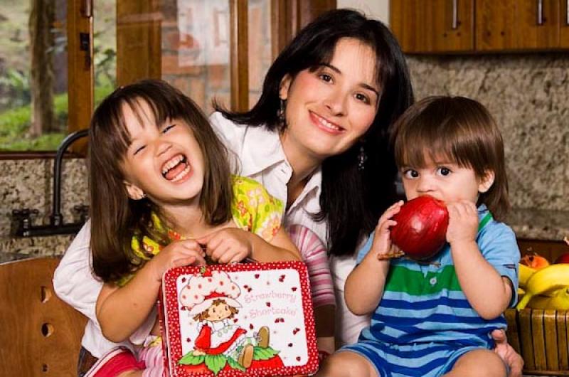 Familia en una Cocina