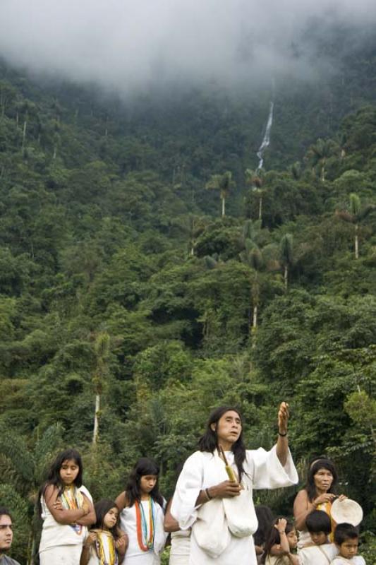 Indigenas Kogi, Sierra Nevada de Santa Marta, Sant...