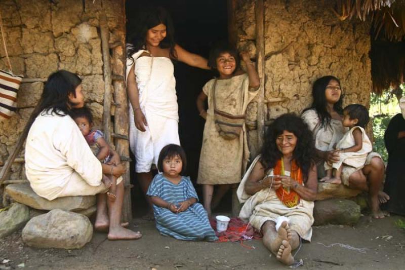 Indigenas Kogi, Sierra Nevada de Santa Marta, Sant...