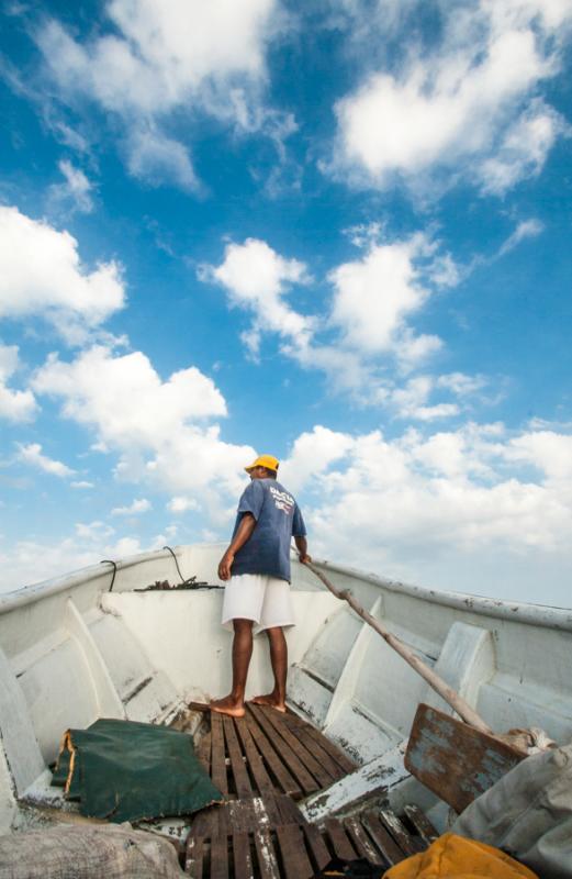 Pescador de Isla Fuerte, Bolivar, Cartagena, Colom...