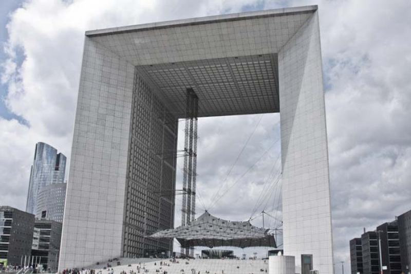 Arco de la Defensa, Paris, Francia, Europa Occiden...