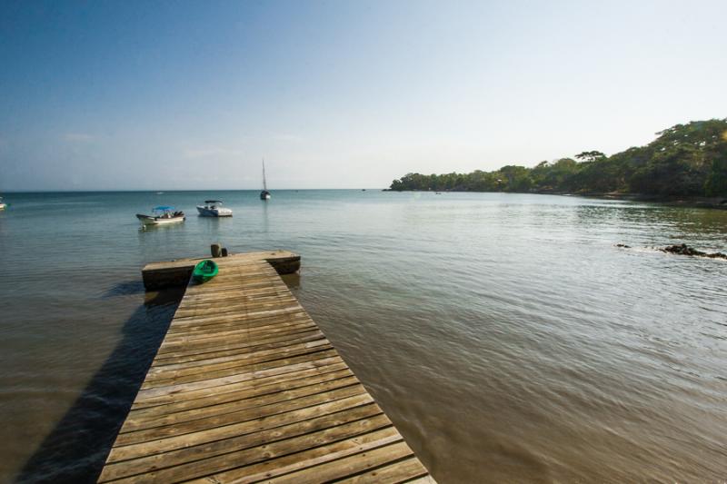 Muelle en Isla Fuerte, Bolivar, Cartagena, Colombi...