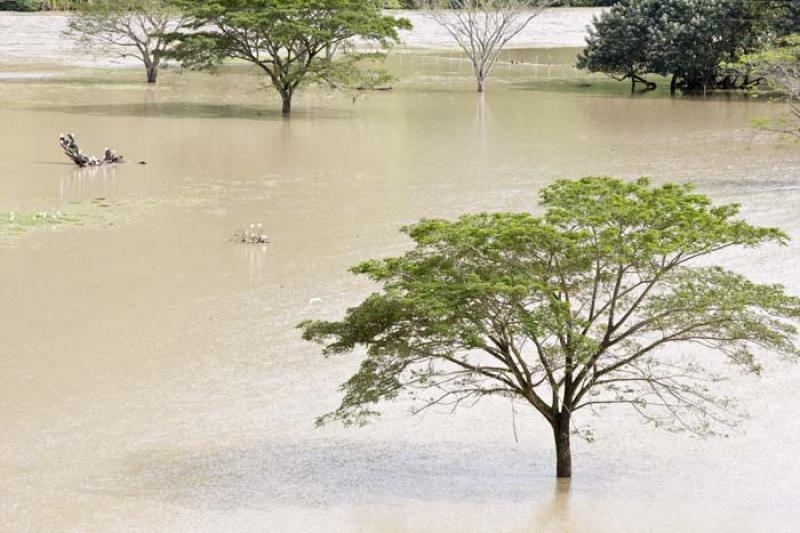 Desbordamiento del Rio Cauca, Bolombo, Antioquia, ...