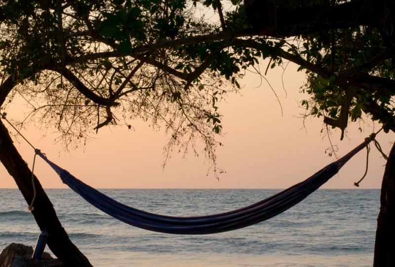 Hamaca al Atardecer, Isla Fuerte, Bolivar, Cartage...