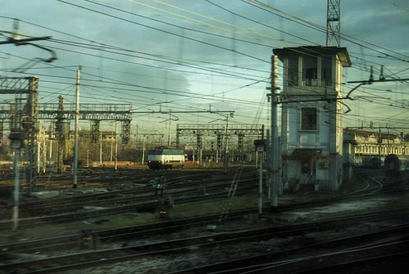 Tranvia en Milan, Lombardia, Italia, Europa Occide...