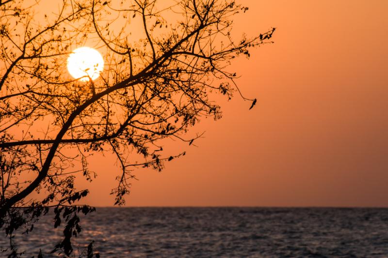 Atardecer en Isla Fuerte, Bolivar, Cartagena, Colo...