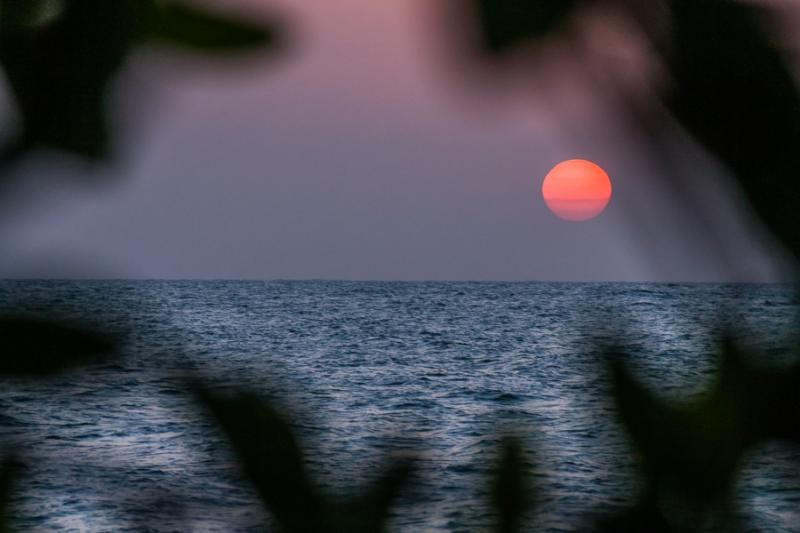 Ocaso en Isla Fuerte, Bolivar, Cartagena, Colombia