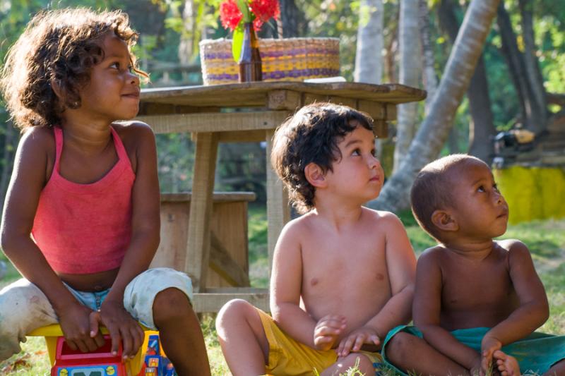 Grupo de Niños, Isla Fuerte, Bolivar, Cartagena, ...