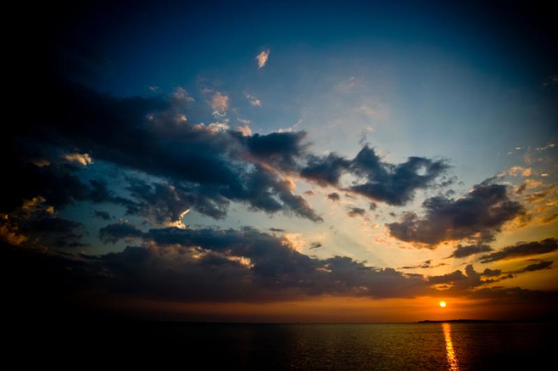 Ocaso en el Golfo de Morrosquillo, Archipielago Sa...