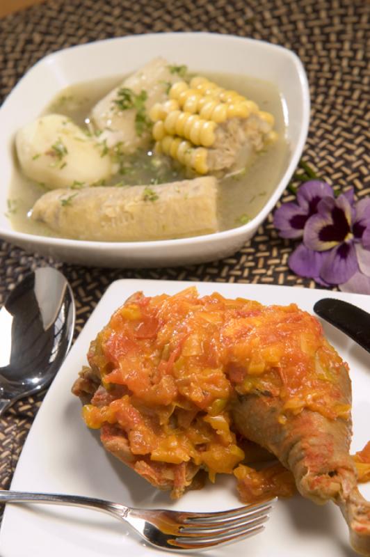 Sancocho de Gallina, Bogota, Cundinamarca, Colombi...