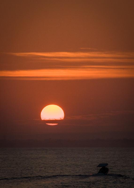 Ocaso en Isla Fuerte, Bolivar, Cartagena, Colombia