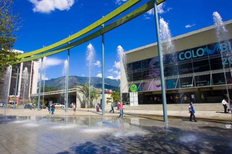 Plaza Mayor, La Alpujarra, Medellin, Antioquia, Co...