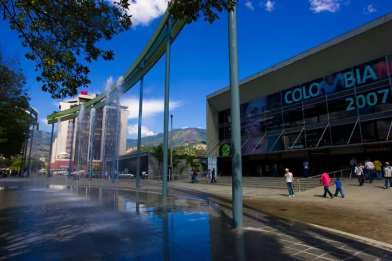 Plaza Mayor, La Alpujarra, Medellin, Antioquia, Co...