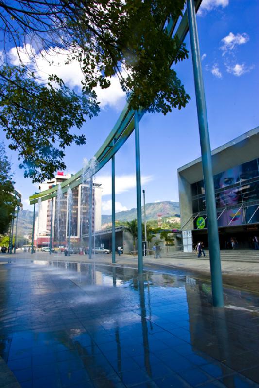 Plaza Mayor, La Alpujarra, Medellin, Antioquia, Co...