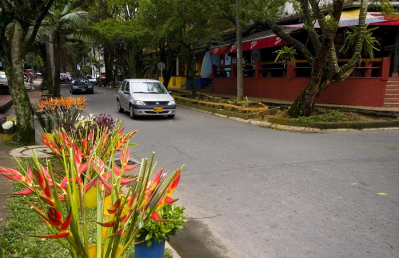 Parque Lleras, Poblado, Medellin, Antioquia, Colom...