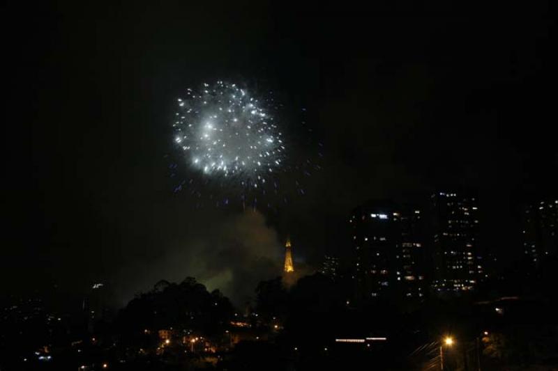 Juegos Pirotecnicos, El Poblado, Medellin, Antioqu...