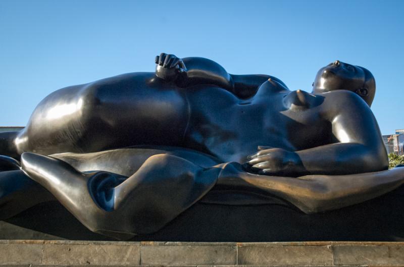 Eva Fernando Botero, Plaza Botero, Medellin, Antio...