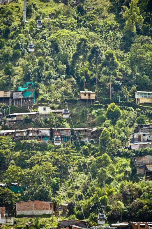 Metrocable, Medellin, Antioquia, Colombia