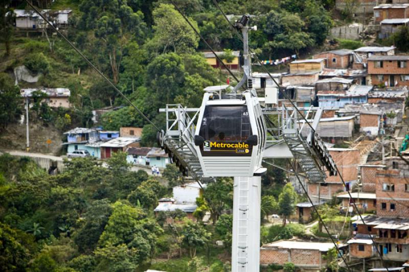 Metrocable, Medellin, Antioquia, Colombia