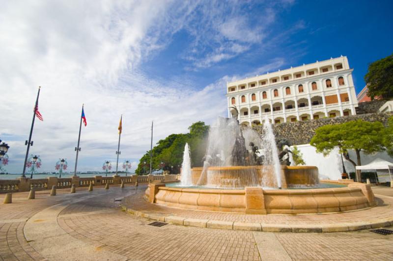 Fuente Paseo La Princesa, Viejo San Juan, San Juan...