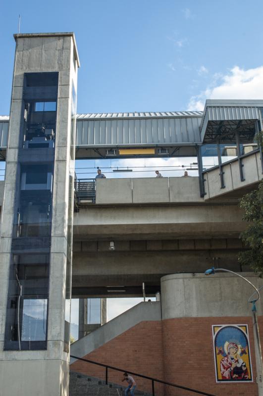 Estacion del Metro de Medellin, Antioquia, Colombi...