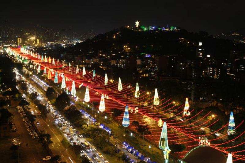 Panoramica de la Ciudad de Medellin, Antioquia, Co...