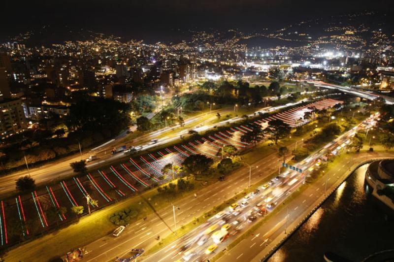 Panoramica de la Ciudad de Medellin, Antioquia, Co...