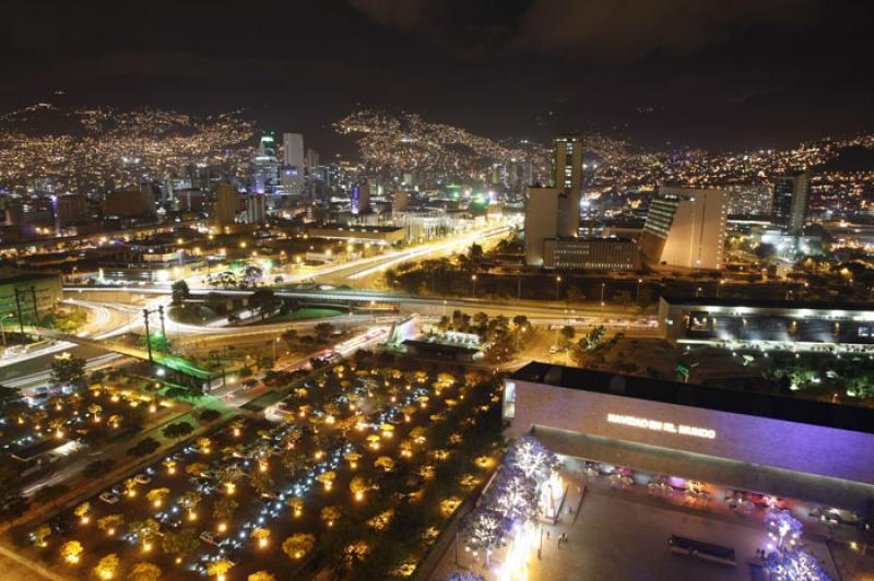 Panoramica de la Ciudad de Medellin, Antioquia, Co...