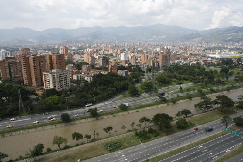 Panoramica de la Ciudad de Medellin, Antioquia, Co...