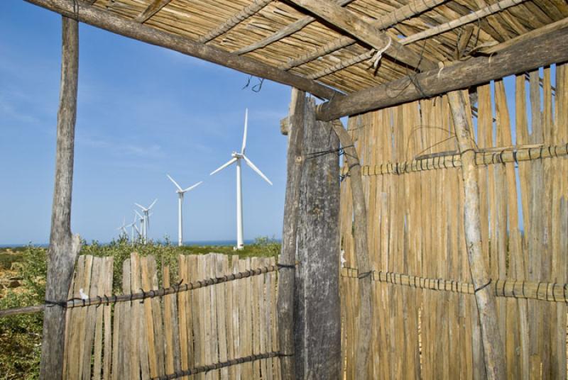 Parque Eolico Jepirachi, Peninsula de la Guajira, ...