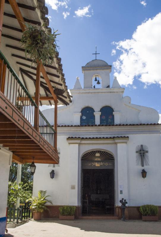 Iglesia del Pueblito Paisa, Medellin, Antioquia, C...