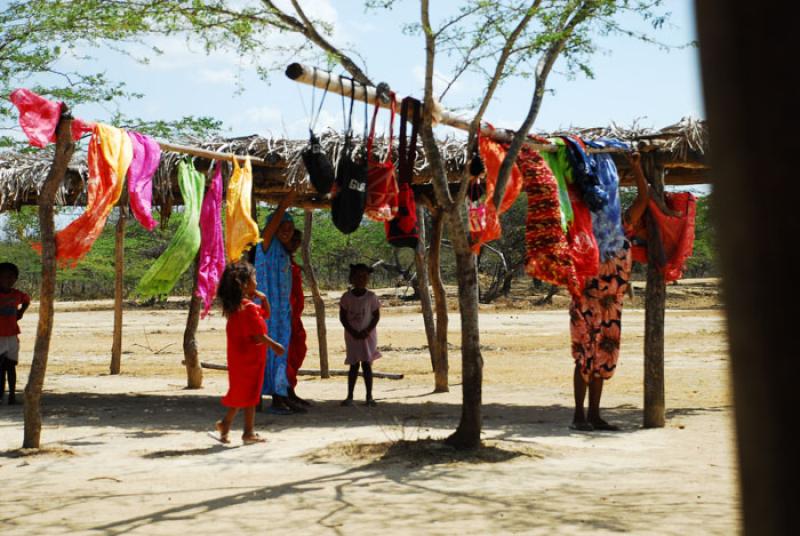 Indigenas Wayuu, Cabo de la Vela, Peninsula de la ...