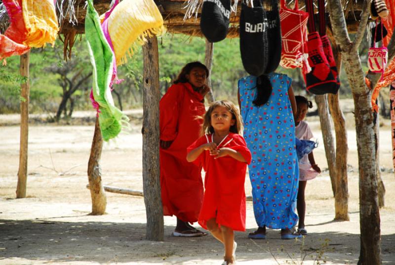 Indigenas Wayuu, Cabo de la Vela, Peninsula de la ...